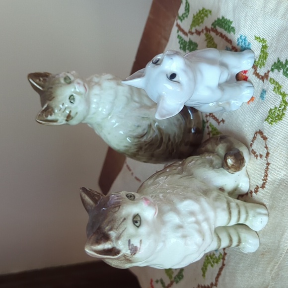 Collection of Vintage Ceramic Cats Made in Japan - Picture 3 of 8